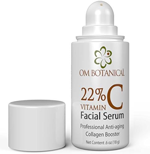 ORGANIC VITAMIN C SERUM, Advanced Anti Aging Wrinkle Repair Face Serum. Natural Dark Spots Treatment w/ 22% Vit C, E, Argan Oil. Hydrating Facial Skin Therapy in Airless Pump to Prevent Oxidation