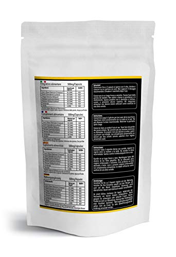 Suplemento de 6 Hongos – Reishi, Melena de León, Cordyceps, Chaga, Shitake y Maitake. 120 Cápsulas. 500mg Por Cápsula. Fórmula de Alta Resistencia para el Apoyo del Sistema Inmunológico y Bienestar