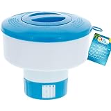 U.S. Pool Supply Pool Floating Collapsible Chlorine 3" Tablet Chemical Dispenser, 7" Diameter - Adjustable Balanced Chemical Delivery