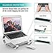 Anypro Laptop Stand – Aluminium Notebook Stand Laptop Computer Stand for Laptop, Notebook Computer Stand Laptop Holder Notebook Support for Apple MacBook/MacBook Pro/Air/ HP, 10-17in Laptops- Silverthumb 4