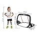 WISHOME Folding 4FT Pop-Up Goal Collapsible Children's Soccer Nets for Backyard Soccer Goal for Toddlers Age 3-5 Outdoor Sport Toys Soccer Set Ideal Gift for Children