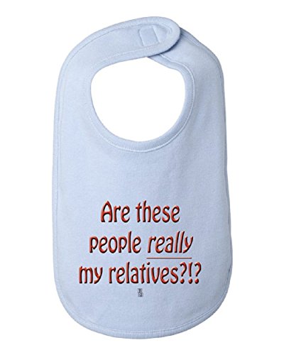 BBI Special Package, People Relatives? Infant Baby Bib and Pacifier to Select (Blue)