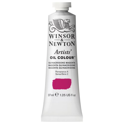 Winsor & Newton Artists Oil Color Paint, 37ml Tube, Quinacridone Magenta