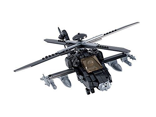 Sluban M38-B0511 Military Blocks Army Bricks Toy - Ah-64 Apache Helicopter