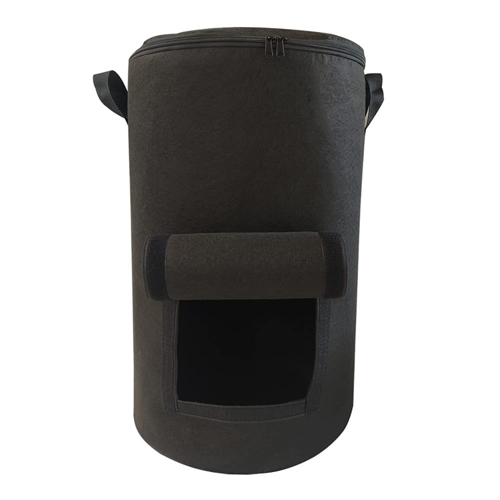 Uposao Compost Bag Garden Waste Bin Environmental Homemade Organic Fermented Non-woven Fabric Compost Bag Outdoor Kitchen Waste Disposal Composter Bag For Kitchen Garden Yard