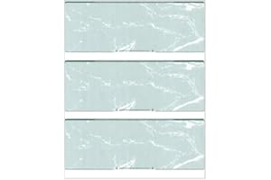 COMPUCHECKS 300 Computer Checks | 3 Blank Checks Per Page | 100 Sheets/300 Checks (Green Marble) Blank Check Stock for Personal and Business Use - Computer Laser Check | Payroll Checks