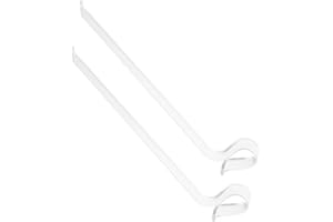 Crovakeu 2-Pack Clear Piano Music Page Holder Clips, Lightweight Transparent Sheet Music Stand Book Holder for Upright Pianos