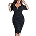 Hotkey Women Dresses Short Sleeve Cocktail Party Evening Bodycon Dress Beach Sundress for Summer