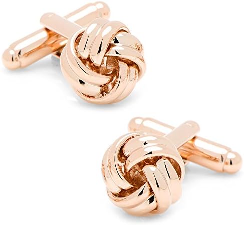Ox and Bull Trading Co. Rose Gold Knot Cufflinks