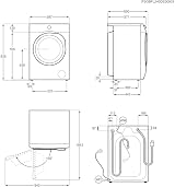 AEG 7000 Series Washer Dryer 8kg 5kg Prosteam 1400rpm view 11