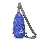 Shoulder Bag, MALEDEN Lightweight Outdoor Sling Backpack Unbalance Crossbody Bag for Girls Boys Women Men Travel Sports Pack