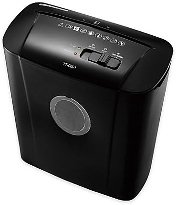 Shredder Essentials 6-Sheet Cross-Cut Shredder with Basket