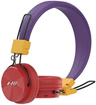 Wireless Bluetooth Headphones On Ear, AiTalk X3 Portable Headsets Ergonomic Fit Superb Comfort with Microphone, Support TF Card, FM Radio(Flower Color)