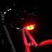 Tcamp Super Waterproof 1200 Lumen LED Bicycle Headlight(Need Battery Pack) and Waterproof Flashing Rear Light Solar Bicycle Taillight for Racing & Mountain (No Battery Pack)