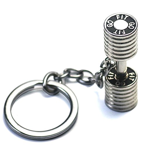Fitness dumbbell key chain fashion sports backpack buckle