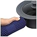 Pratico Kitchen Multipurpose Silicone Pot Holder, Trivet, Jar Opener and Spoon Rest, Navy Blue