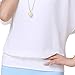 VIISHOW Women's Loose Casual Short Sleeve Chiffon Top T-shirt Blouse