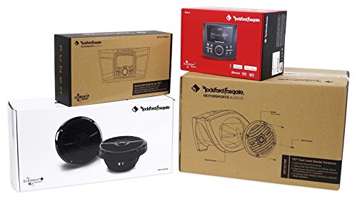 Rockford Fosgate YXZ-STAGE2 Stereo and Front Speaker Kit for Select Yamaha YXZ Models