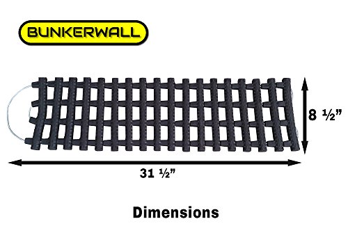 Recovery Track Mat for Ice Snow Mud or Sand Ladder Emergency Traction for Vehicle Tires w/ Carry Bag