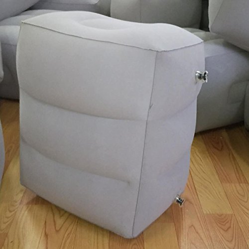 Jostar Travel Foot Rest Pillow Inflatable Cushion Adjustable 3