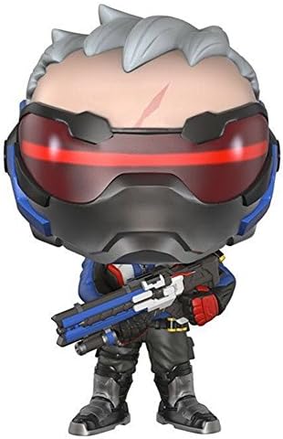 Funko Pop Games Overwatch Action Figure Toy (SOLDIER 76)