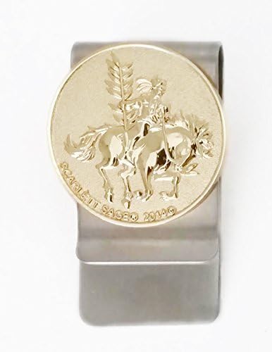Stainless Steel Money Clip Florida State University Seminoles Collegiate Football Theme Gift Accessory for Men