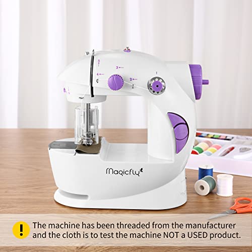 Magicfly Mini Sewing Machine For Beginner, Dual Speed Portable Machine