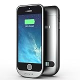 Phonesuit Battery Case for iPhone 5 - Retail Packaging - Silver