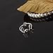 CISHOP 2pcs Set Romantic Handmade LOVEYOU Stack Plain Above Knuckle Rings Band Mid Finger Rings