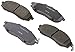 ACDelco Silver 14D830CH Ceramic Front Disc Brake Pad Set