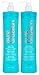 Pure Brazilian Anti-Frizz Daily Shampoo & Conditioner, Salt-Free & Color Safe, Enriched with Keratin, Argan Oil & Acai, 1 Liter (33.8 Fl Oz)