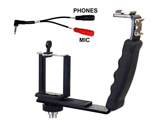 ALZO Smartphone Streaming Video Rig with Mic Headphone Breakout Cord for Audio Monitoring - Thumbnail 5