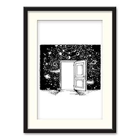 NWT Black Paper Framed Canvas Wall Art for...