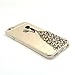 iPhone 6 Case, iPhone 6s Case, JAHOLAN TPU Silicone Gel Soft Bumper Clear Case Cover for iPhone 6 6S (Henna Series Black Beautiful Butterfly Girl)