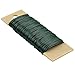 Foraineam 6-Pack 228 Yards 22 Gauge Green Floral Wire Flexible Paddle Wire for Crafts, Wreaths, Garland and Floral Arrangements