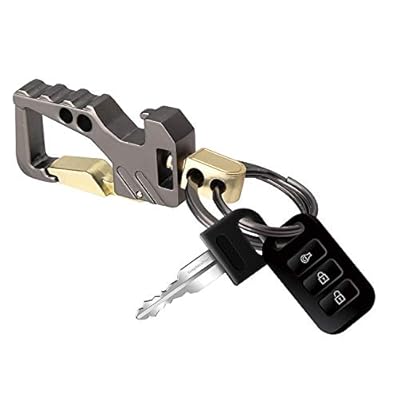 Om Double Ring Hook Metal Key Chain for Cars and Bikes
