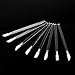 TOOGOO(R) 100 Pcs Disposable Lip Brush Gloss Wands Applicator Makeup Cosmetic Tool White