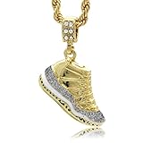 Mens Gold Plated Hip Hop Retro 11 
