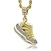 Mens Gold Plated Hip Hop Retro 11 