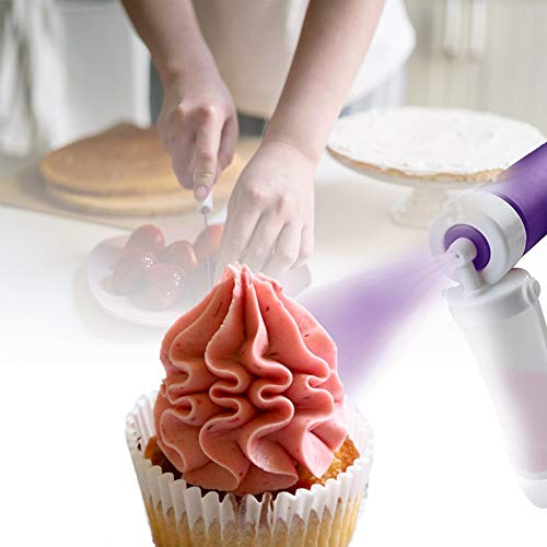 Manual Airbrush For Cakes，Cake Decorating Tools，Plastic Cake Glitter