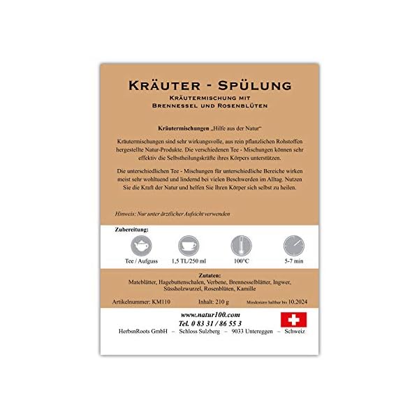 KrÃ¤uter-SpÃ¼lung "KM110" â¢ stark spÃ¼lend â¢ Wasser marsch Mischung â¢ HerbsnRoots â¢ 210g – Bild 6