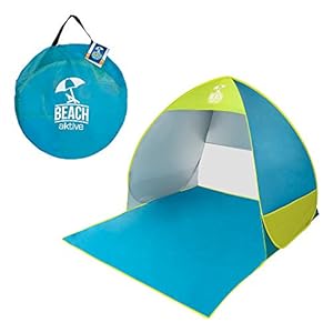 AKTIVE 62165 – Strandtent Pop Up blauw groen actief beach