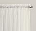 No. 918 Erica Crushed Sheer Voile Rod Pocket Curtain Panel, 51