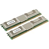 Crucial Technology CT2CP51272AF80E 8 GB (4 GBx2) 240-pin DIMM&nbsp;&nbsp;DDR2 PC2-6400 CL=5 Fully Buffered ECC DDR2-800 1.8V 512Meg x 72 Memory Kit