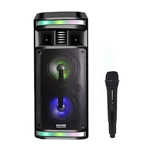 DYNASONIC – DY-65201 draadloze bluetooth luidspreker met audio systeem | bluetooth, draagbare luidspreker, usb…