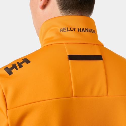 Herren Crew Fleece Jacket, Orange entzünden, L