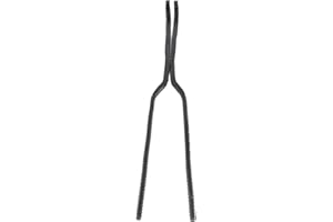 Foundry Crucible Tongs, Gold Melting Pot Furnace Clamp Pliers, Tool Steel Crucible Holder with Coating, Compact Lightweight f