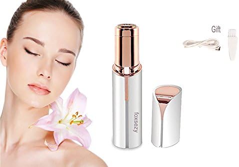 Hair Removal for Women 18k Golden Facial Hair Remover Women's Painless Hair Remover,Lipstick Size Hair Remover on the Upper Lip, Chin, Cheeks, Sideburns by foxsezy