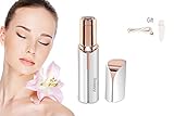 Hair Removal for Women 18k Golden Facial Hair Remover Women's Painless Hair Remover,Lipstick Size Hair Remover on the Upper Lip, Chin, Cheeks, Sideburns by foxsezy