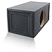 2.0 Cu. Ft. Ported/Vented MDF Sub Woofer Enclosure Box [Black] for Single Car Subwoofer (2.0 ft^3 @ 32Hz) | Premium MDF Construction | Made in U.S.A. (12